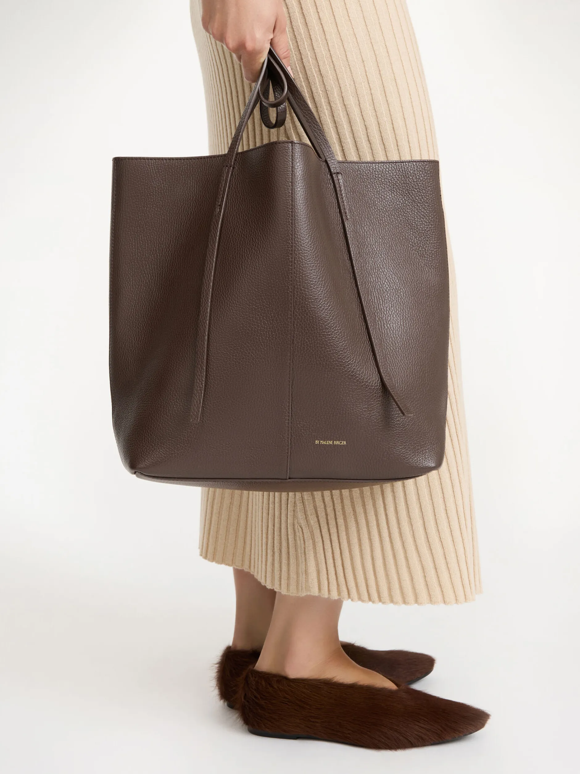 By Malene Birger Abilso Leather Tote Bag^ Bags
