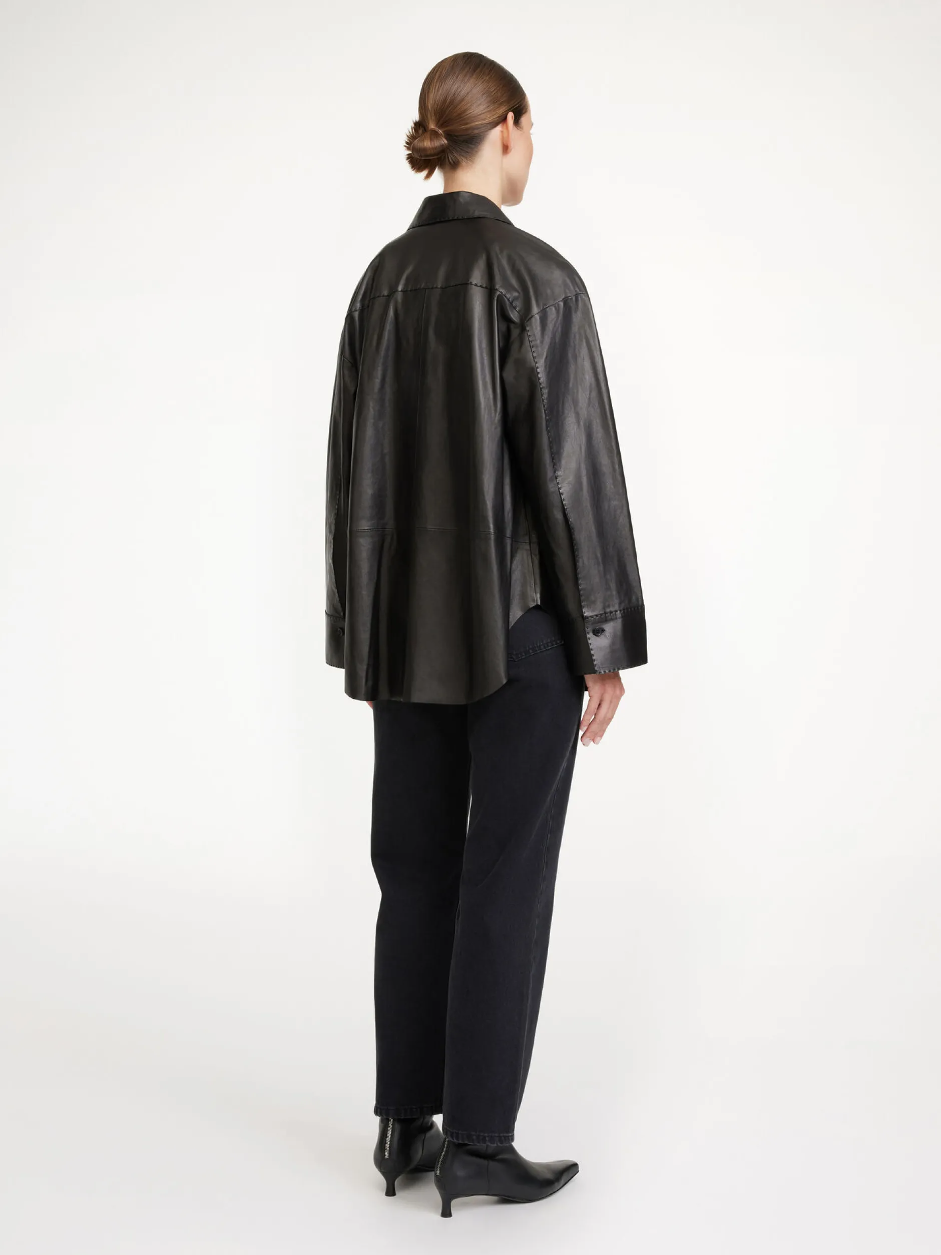By Malene Birger Barissa Leather Shirt^ Shirts & Blouses