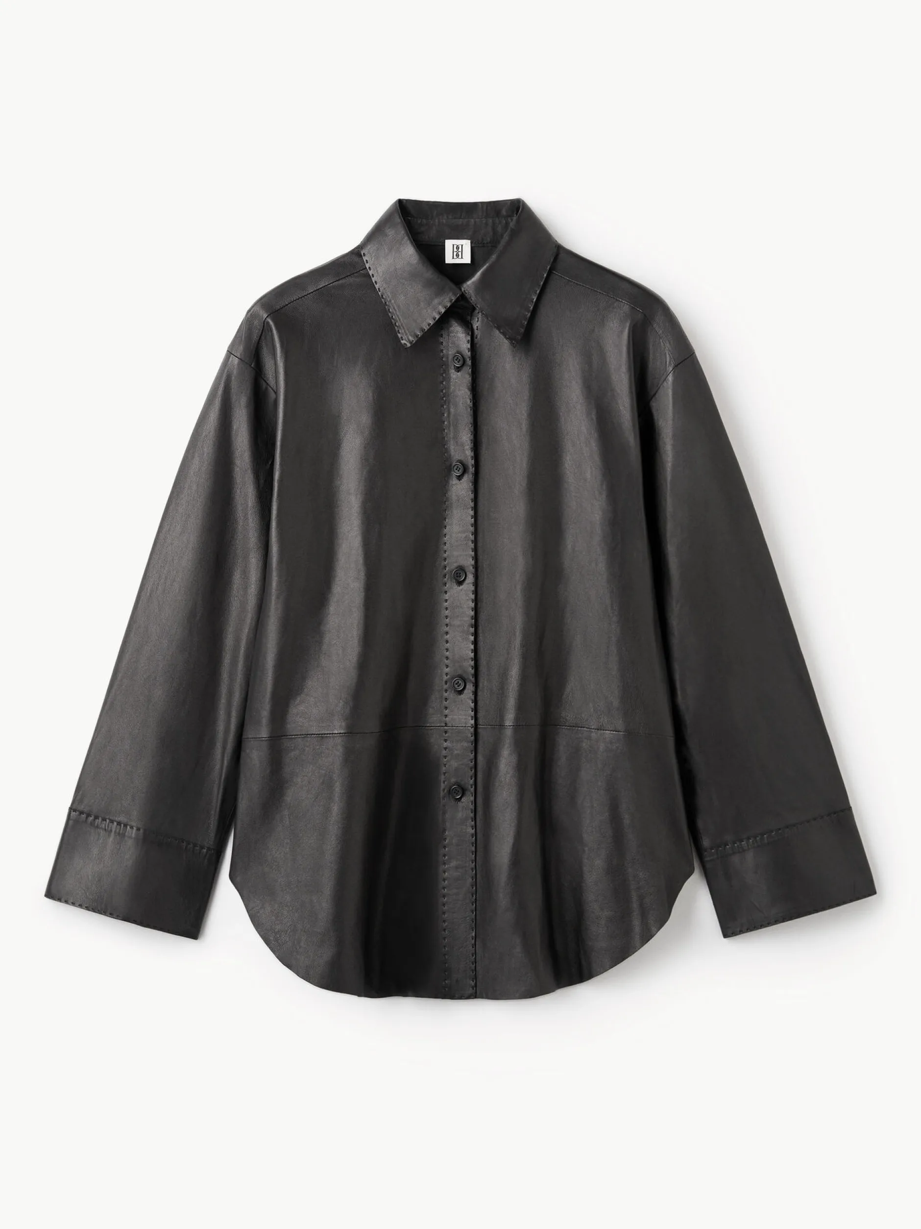By Malene Birger Barissa Leather Shirt^ Shirts & Blouses