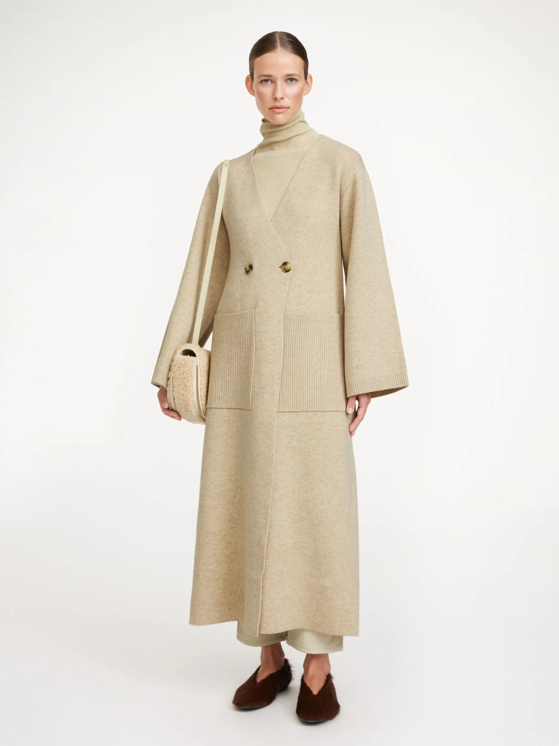 By Malene Birger Carlyn Stretch-wool Cardigan^ Knitwear