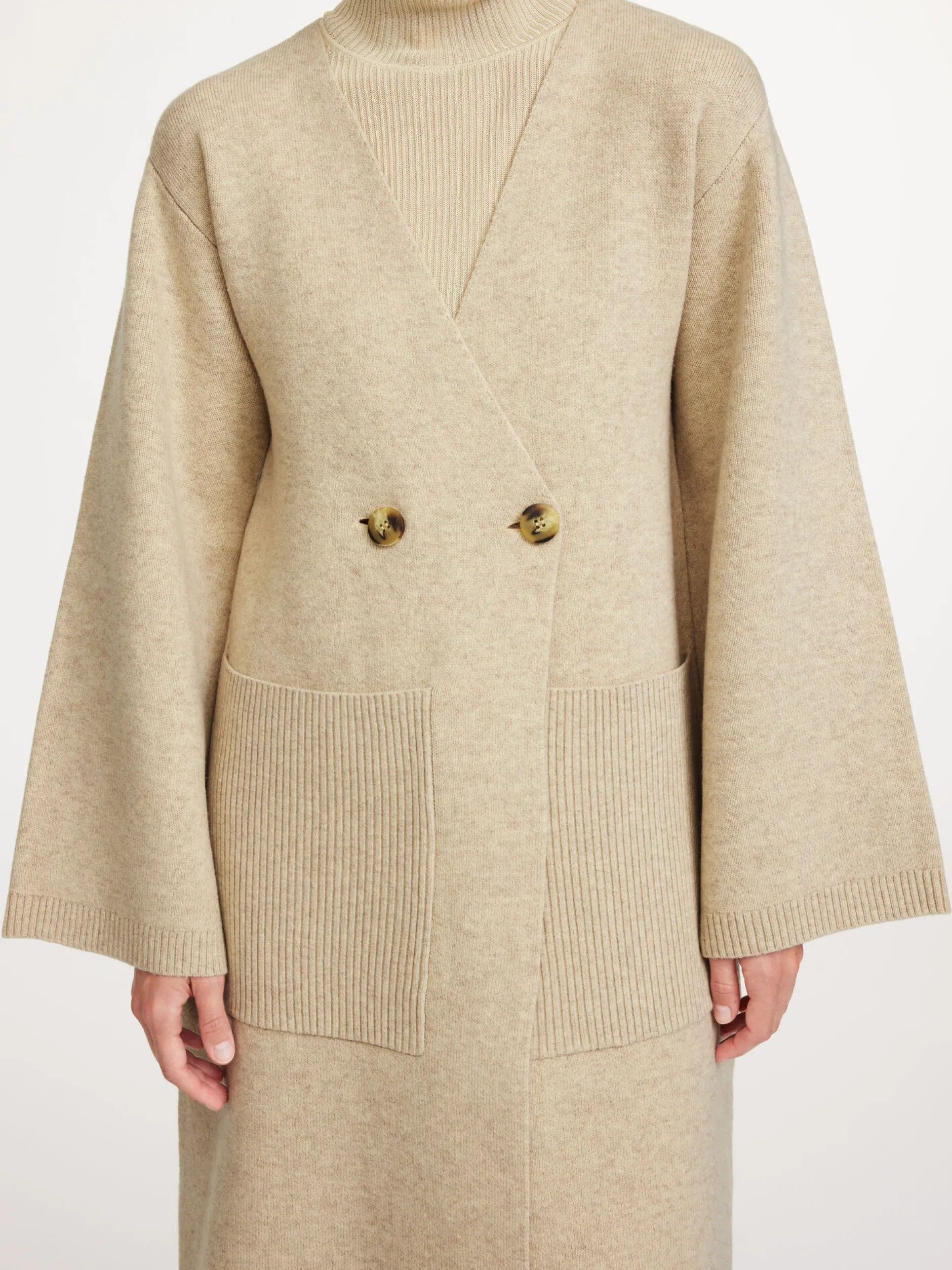 By Malene Birger Carlyn Stretch-wool Cardigan^ Knitwear