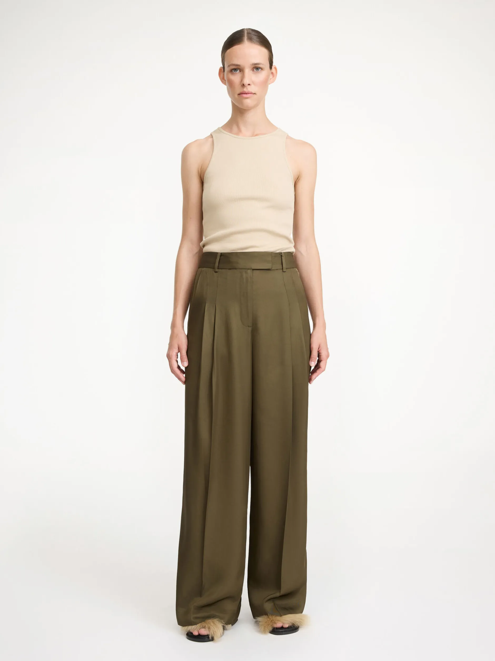 By Malene Birger Cymbaria High-waisted Trousers^ Trousers