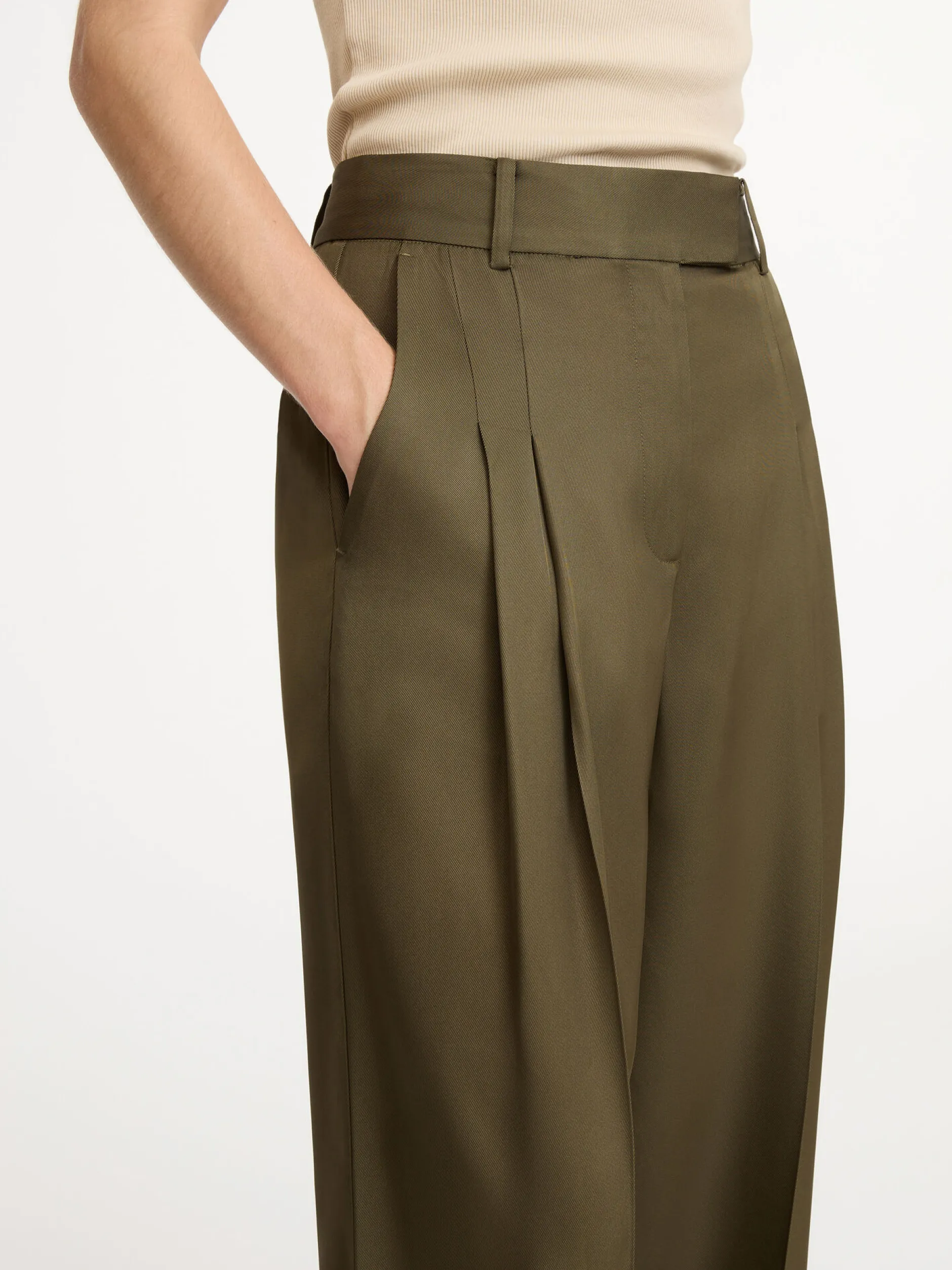 By Malene Birger Cymbaria High-waisted Trousers^ Trousers