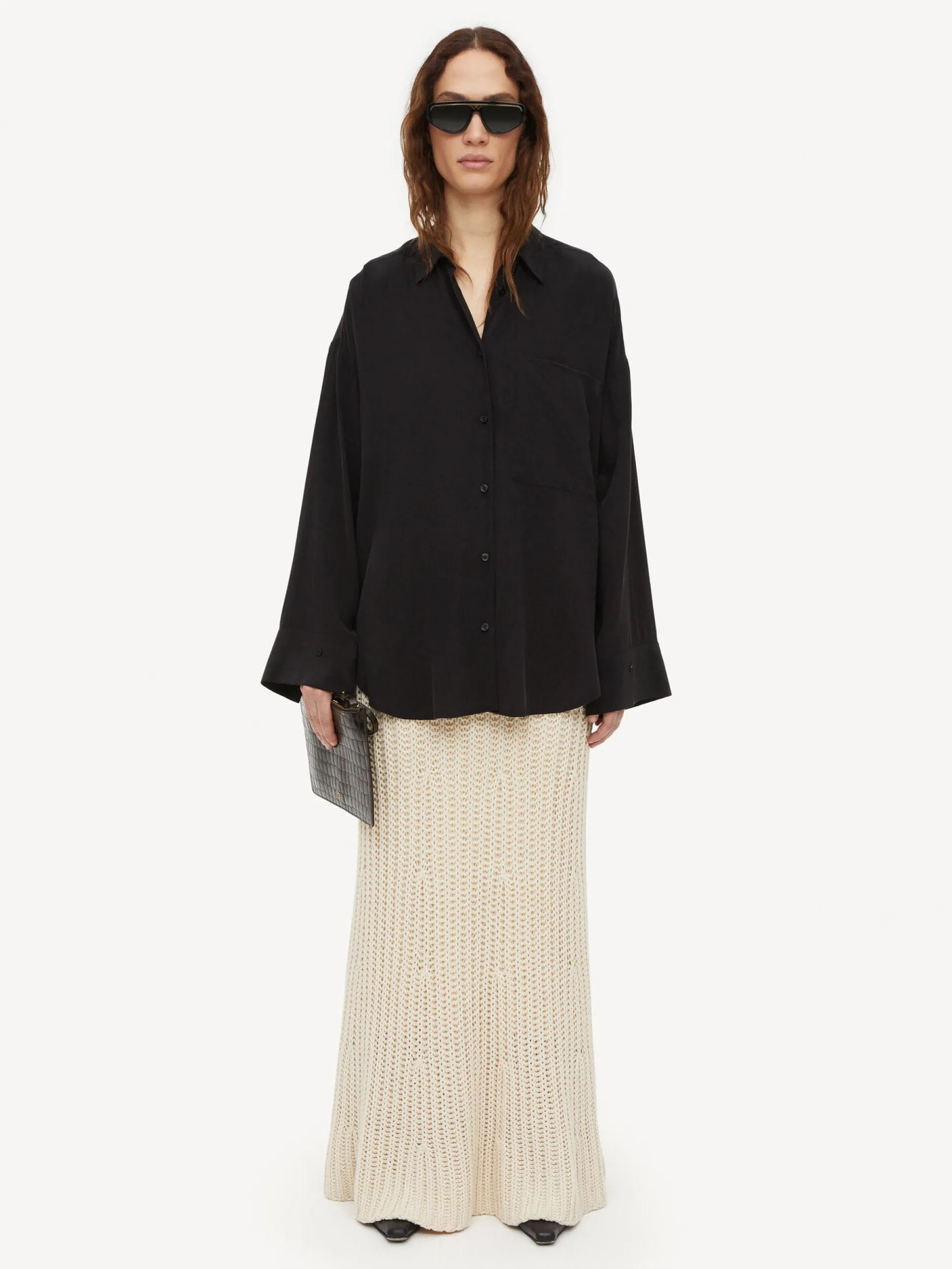 By Malene Birger Derris Organic Silk Shirt^ Shirts & Blouses