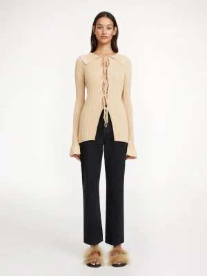By Malene Birger Devora Rib-knit Cardigan^ Knitwear