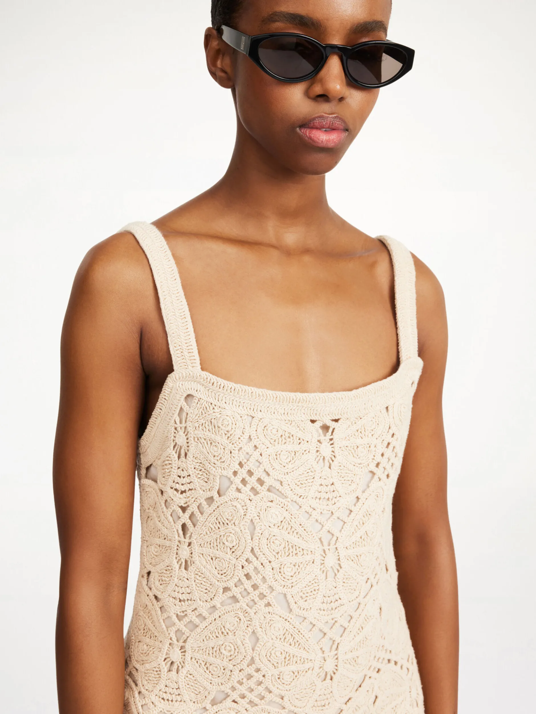 By Malene Birger Falla Crochet Mini Dress^ Knitwear | Dresses