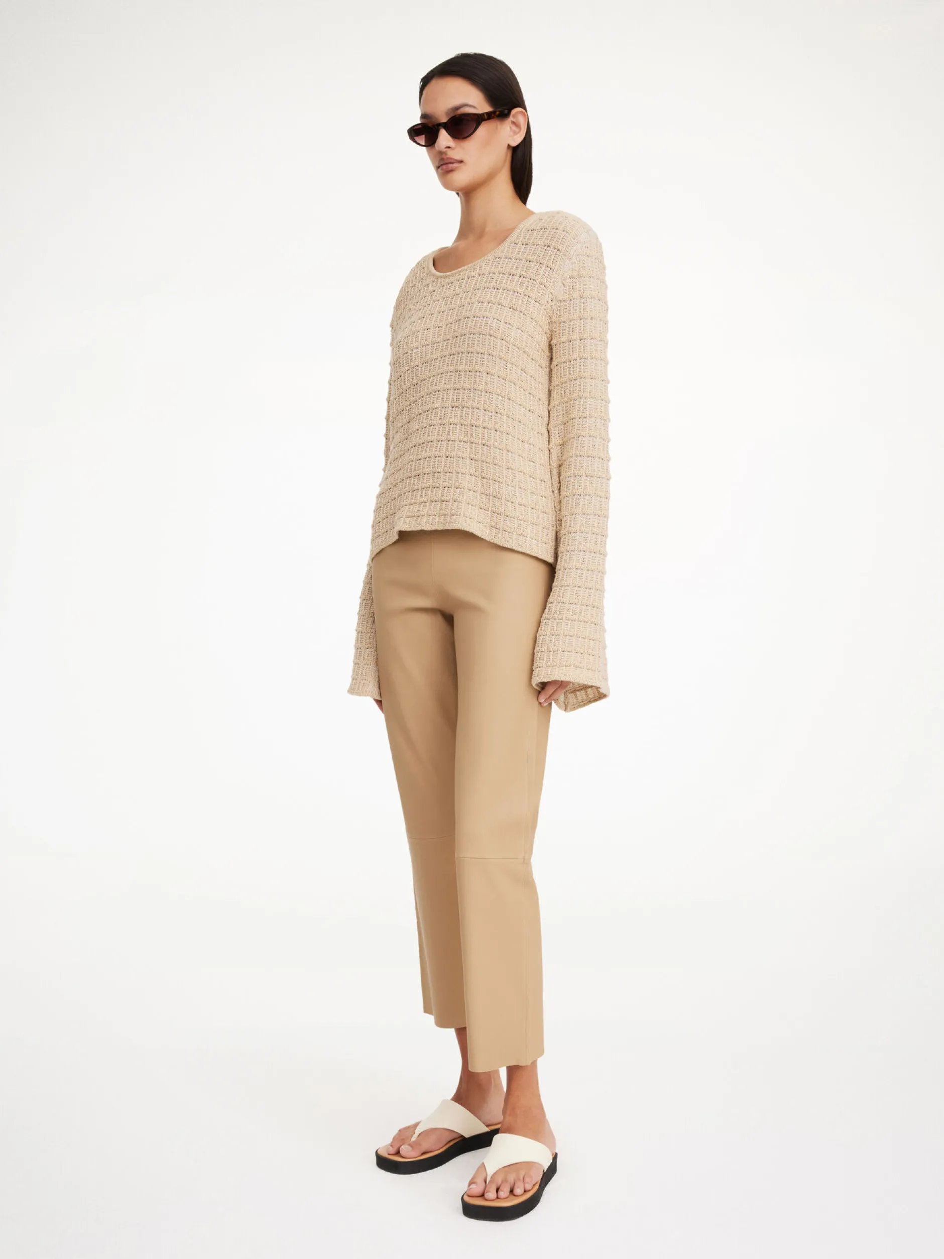 By Malene Birger Florentina Leather Trousers^ Trousers