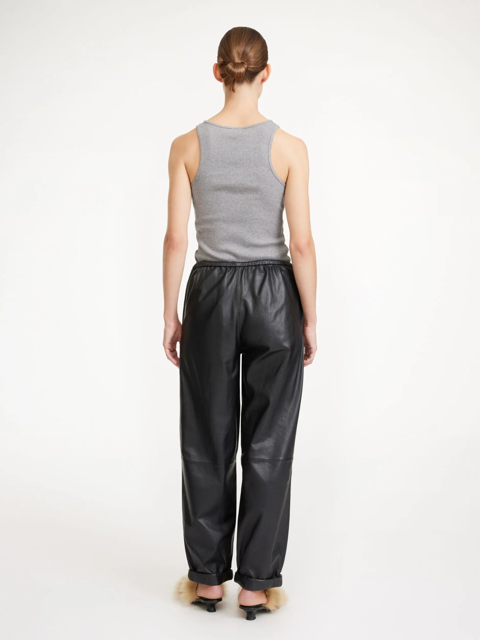 By Malene Birger Joanni Leather Trousers^ Trousers