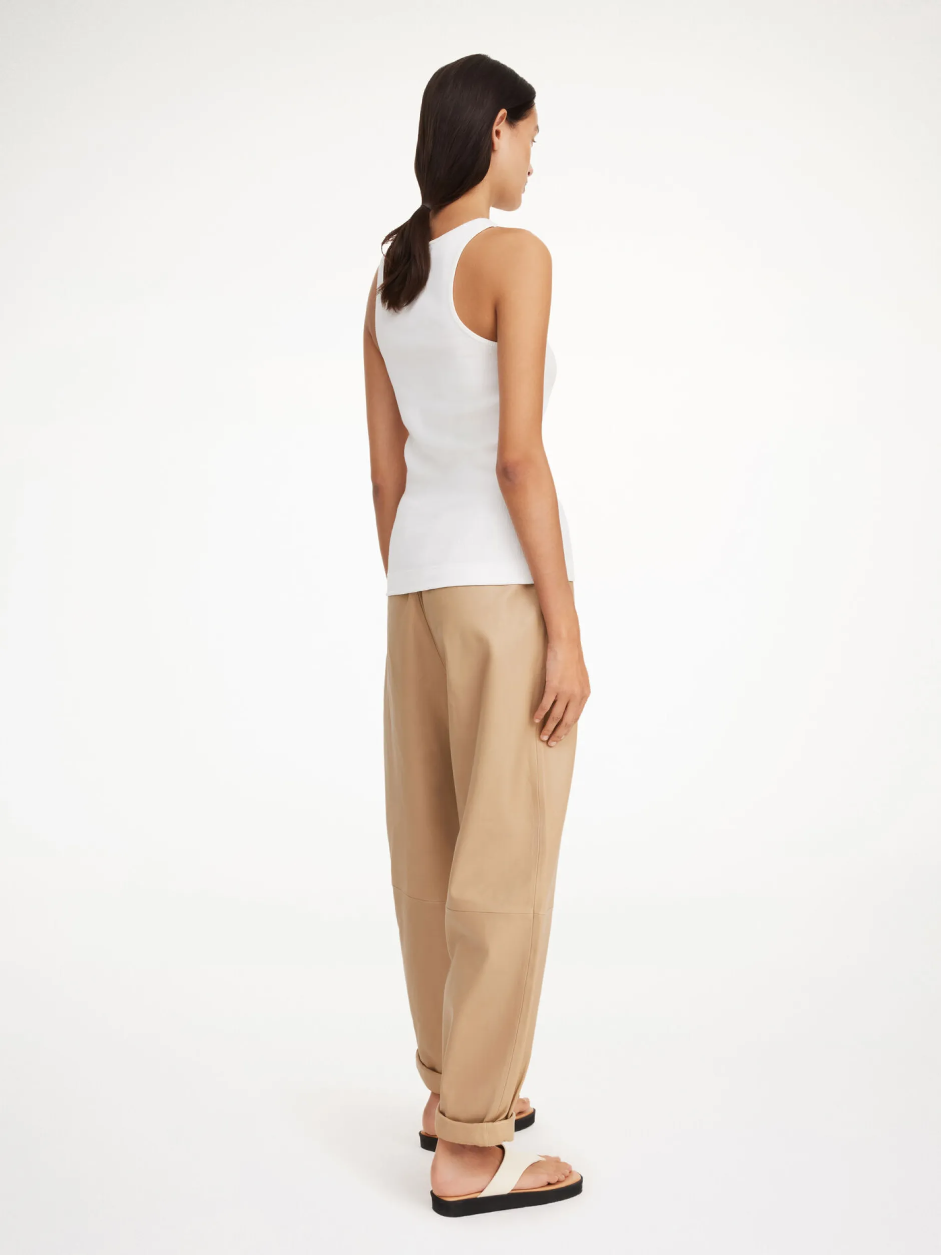 By Malene Birger Joanni Leather Trousers^ Trousers