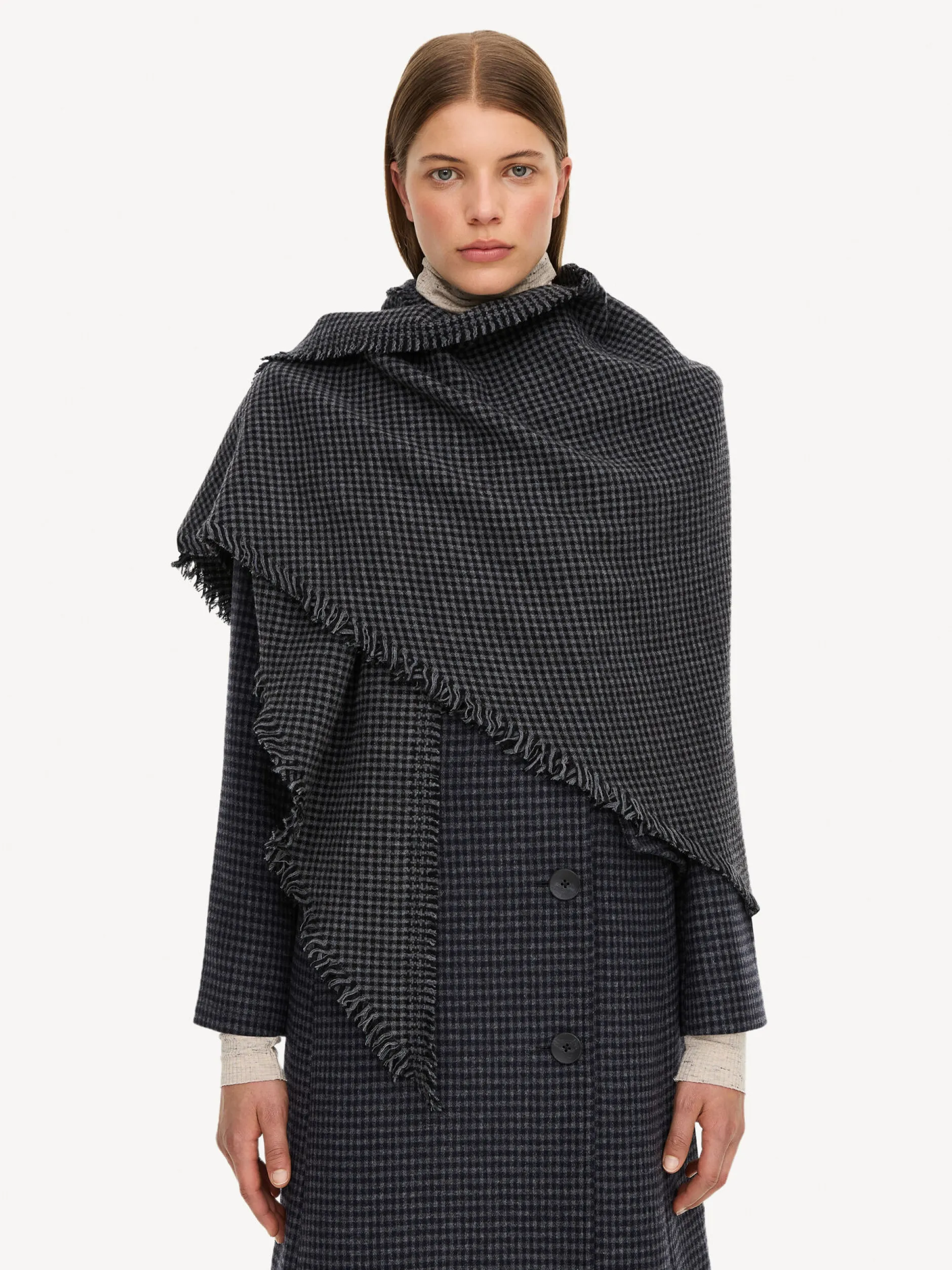 By Malene Birger Scarpenna Checked Scarf^ Scarves