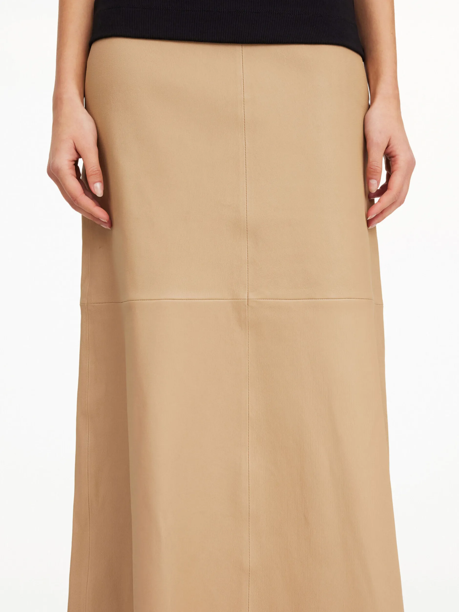 By Malene Birger Simoas Leather Skirt^ Skirts