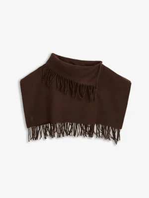 By Malene Birger Turtla Wool Fringe Bib^ Scarves